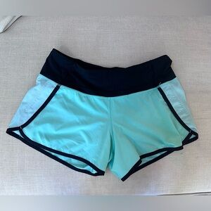 Lululemon speed up shorts.